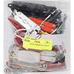 LARGE LOT OF ASSORTED UTILITY KNIVES