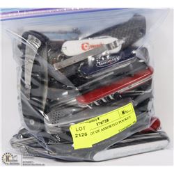 LOT OF ASSORTED POCKET KNIVES