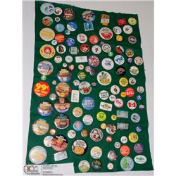 VINTAGE BUTTON PINS MCDONALD 80'S STAFF, HOTWHEELS