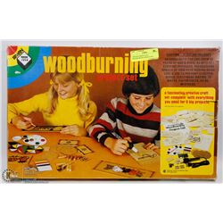 VINTAGE IRWIN TOYS WOODBURNING PROJECT SET