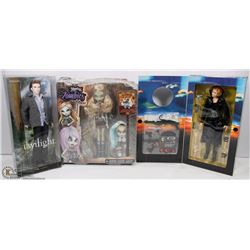 SET OF 3 BARBIE'S, BB1 BLUE CY GIRLS AGENT JET