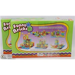 2 NEW 81 PC FUNNY BRICKS