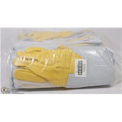 12 PAIRS OF KEVLAR BOB DALE LONG CUFF WORK GLOVES
