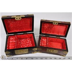 2 ANTIQUE JEWELRY BOXES