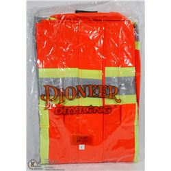 PIONEER DRYKING HI-VIS WORK JACKET SIZE LARGE