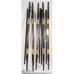 LOT OF 5 INDONESIAN WOOD WALL HANGINGS