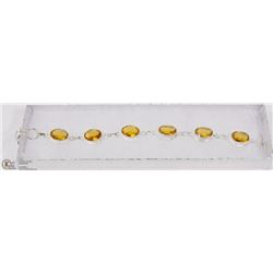 #99-CITRINE GEMSTONES BRACELET