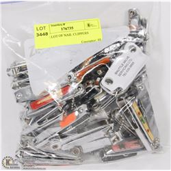 LOT OF NAIL CLIPPERS