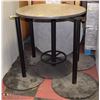 Image 1 : LOT OF 5 BAR HEIGHT COMMERCIAL TABLES