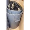 Image 1 : GROUP OF 4 COMMERCIAL GARBAGE CANS