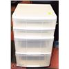 Image 1 : RUBBERMAID 4 DRAWER PLASTIC STORAGE