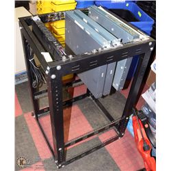 SECURITY STAND WITH COMPONENTS