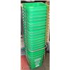 Image 1 : STACK OF GREEN MINI BINS