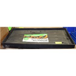 CASE OF 12 NEW ALL PURPOSE TRAYS