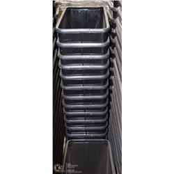 STACK OF 20 PERSONAL GARBAGE CANS