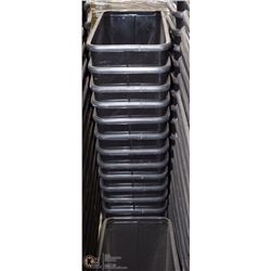 STACK OF 20 PERSONAL GARBAGE CANS