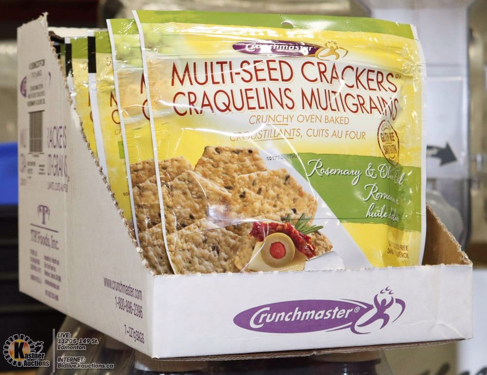 CASE WITH 7 BAGS OF CRUNCHMASTER MULTISEED