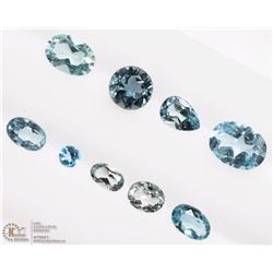 2) GENUINE BLUE TOPAZ GEMSTONES