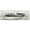 Image 1 : 8) 10K WHITE GOLD 5 DIAMOND BAND RING