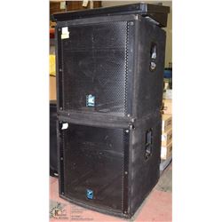 2 YORKVILLE ELITE LS608-18" PASSIVE SUBWOOFERS.