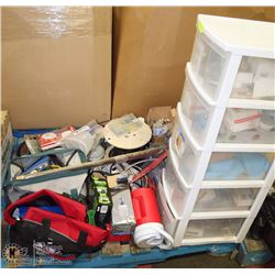 PALLET OFTOOLS, SUPPLIES & MORE