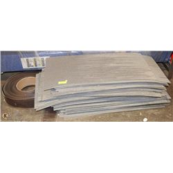 LOT OF 100 SQ FEET OF 4" BASE WITH 100 SQ FEET