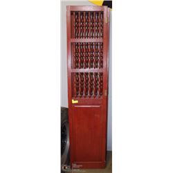 2 SOLID WOOD LOUVER TAVERN DOORS