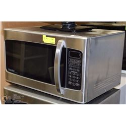 DANBY ST STEEL MICROWAVE,AS THEY COME