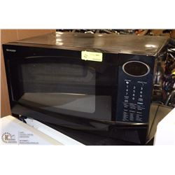 SHARP BLACK MICROWAVE AS THEY COME