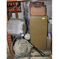 PALLET WITH LATERAL FILING CABINET , TRAVEL GOLF