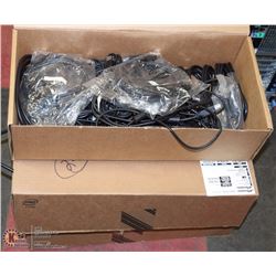 3 BOXES OF VGA USB CABLES