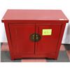 Image 1 : SHOWHOME RED WOOD CABINET 17X38X35