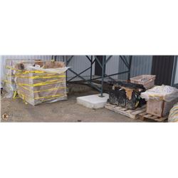 4 PALLETS OF ASSORTED CONCRETE TIES