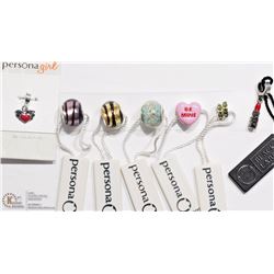 22) SEVEN ST. SILVER PERSONA/BLACK LABEL CHARMS