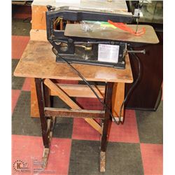 RIXON SCROLL SAW WITH AN ASSORTMENT OF BLADES