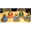 Image 1 : GROUP OF 5 ASSORTED BUDDHA ORNAMENTS