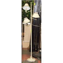 VINTAGE 3 LIGHT POLE LAMP