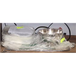 ESTATE ASSORTMENT OF SILVER AND SILVERPLATED ITEMS