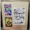 Image 1 : #14- DARKSTARS MATTED & FRAMED DISPLAY-SIGNED BY
