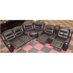 NEW CARL DELUXE RECLINING SECTIONAL