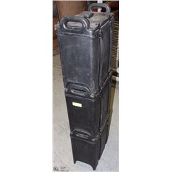 LOT OF 3 CAMBRO INSULATED HOT/COLD FOOD