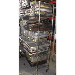 METAL 6 SHELF UNIT 48 X 76 X 18