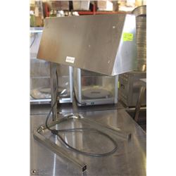 FOOD WARMER WITH HEAT LAMP
