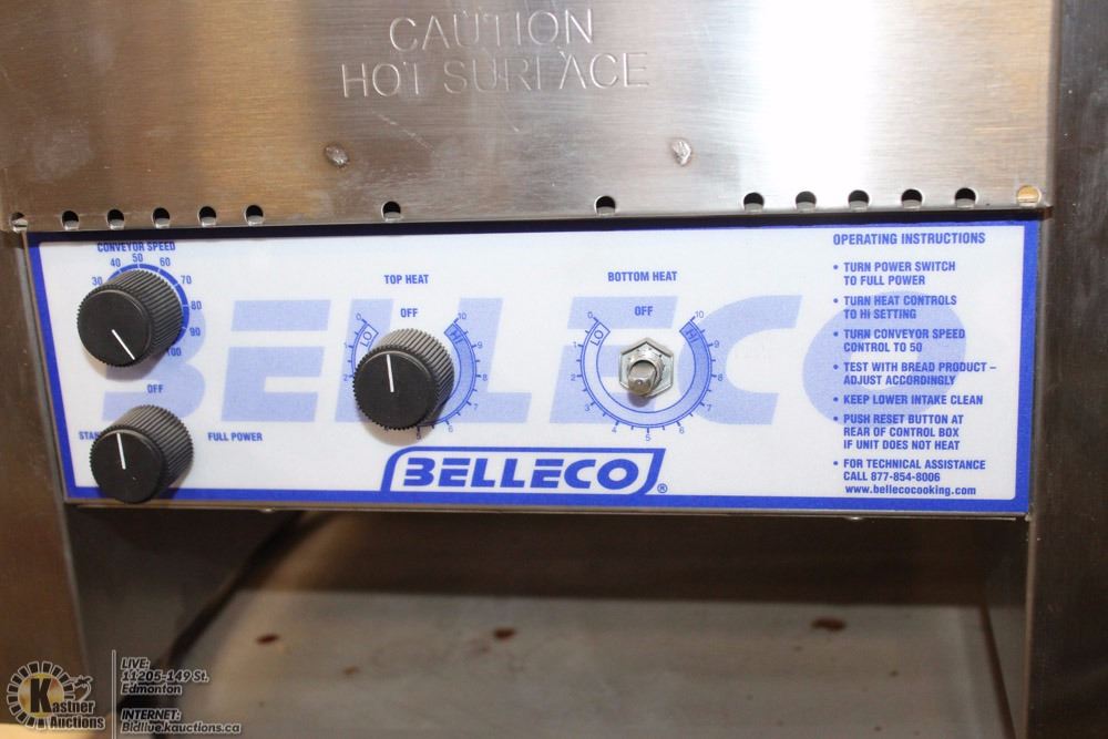 71)BELLECO JT2H CONVEYOR TOASTER