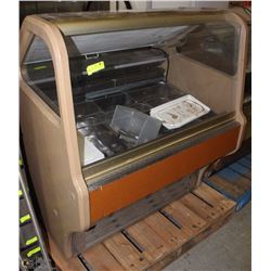 GLASS FRONT SERVING COOLER, 42 X 48 X 26