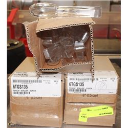 3 BOXES OF 6" SCALLOP TONGS, 6 PER BOX