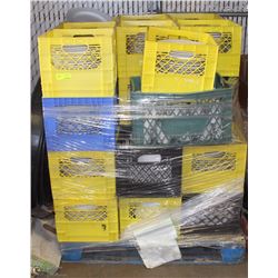 PALLET OF ASSORTED DINNERWARE, PLATES, CUPS ETC