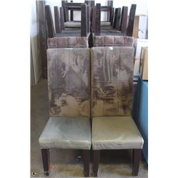 LOT OF 21 PLUSH CHAIRS, ASSORTED TYPES