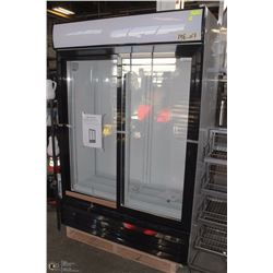 ME#7 DOUBLE SLIDING GLASS DOOR COOLER