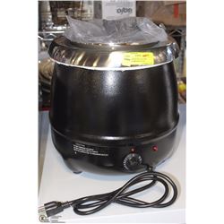ME#9, SOUP KETTLE 10 LITRE CAPACITY HINGED S/S LID
